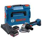 Bosch GWS 18V 8 Professional Akku Winkelschleifer 18 V 125 mm Brushless 2x Akku 4 0 Ah Ladegeraet L Boxx 0 - toolbrothers