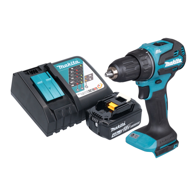 Makita DDF 490 RM1 Akku Bohrschrauber 18 V 65 Nm 1 2 Brushless 1x Akku 4 0 Ah Ladegeraet 0 - toolbrothers