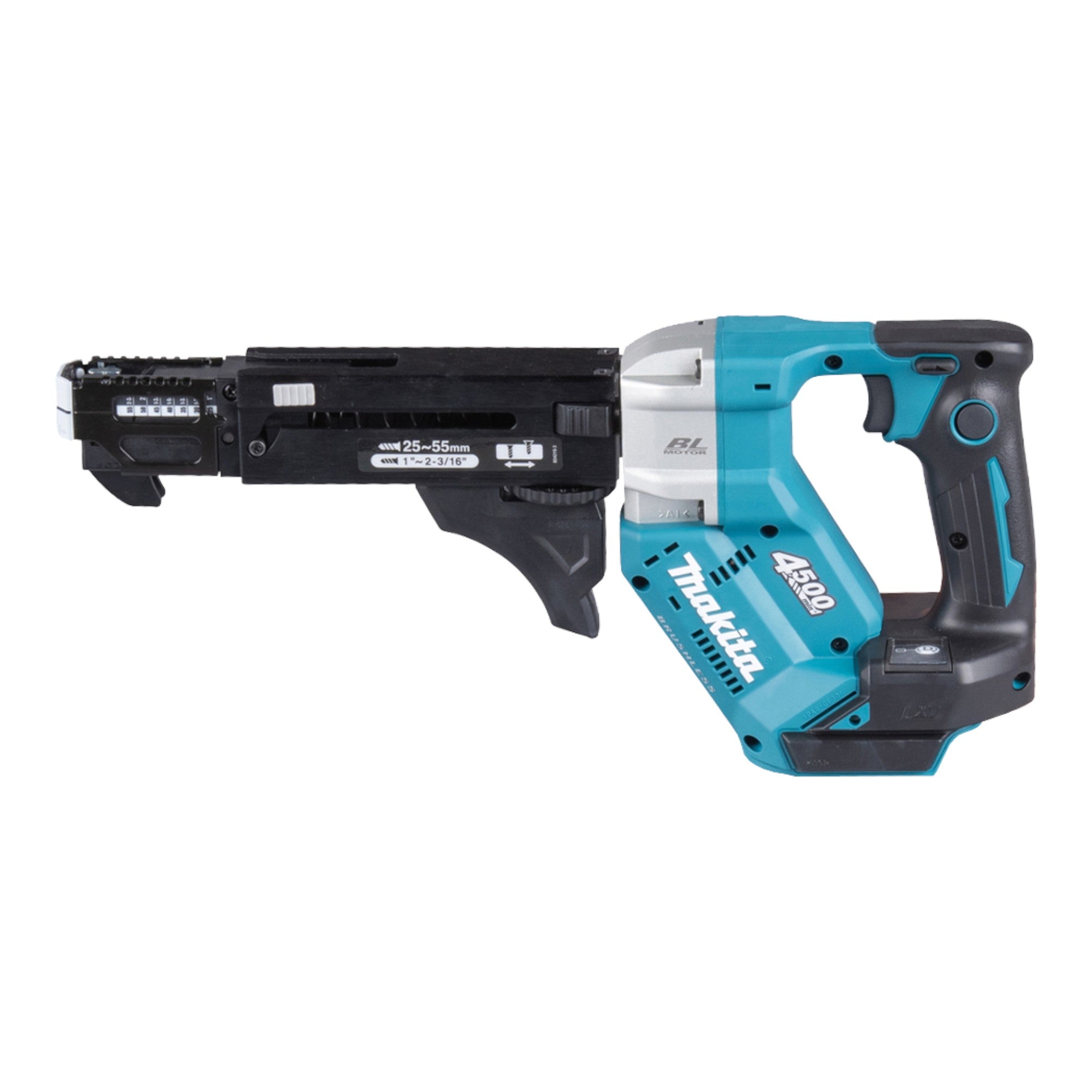 Makita DFR 552 SM1 Akku Magazinschrauber 18 V 25 55 mm Brushless 1x Akku 4 0 Ah Ladegeraet 1 - toolbrothers