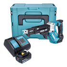 Makita DFR 552 SM1J Akku Magazinschrauber 18 V 25 55 mm Brushless 1x Akku 4 0 Ah Ladegeraet Makpac 0 - toolbrothers