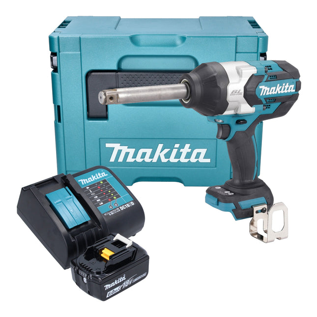 Makita DTW 1005 SG1J Akku Schlagschrauber 18 V 1360 Nm 3 4 Brushless 1x Akku 6 0 Ah Ladegeraet Makpac 0 - toolbrothers
