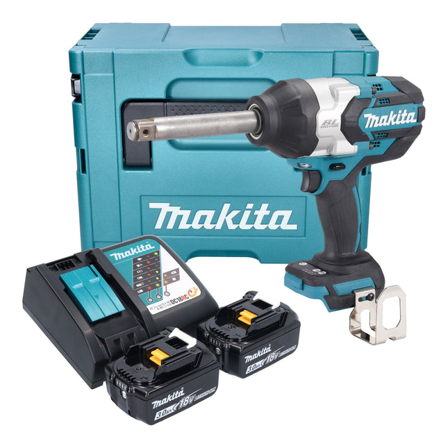 Makita DTW 1005 RFJ Akku Schlagschrauber 18 V 1360 Nm 3 4 Brushless 2x Akku 3 0 Ah Ladegeraet Makpac 0 - toolbrothers