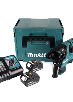 Makita DHR 280 RTJ Akku Bohrhammer Brushless SDS-PLUS im Makpac + 2x 18 V- 5 Ah / 5000 mAh Akku und Ladegerät - Toolbrothers