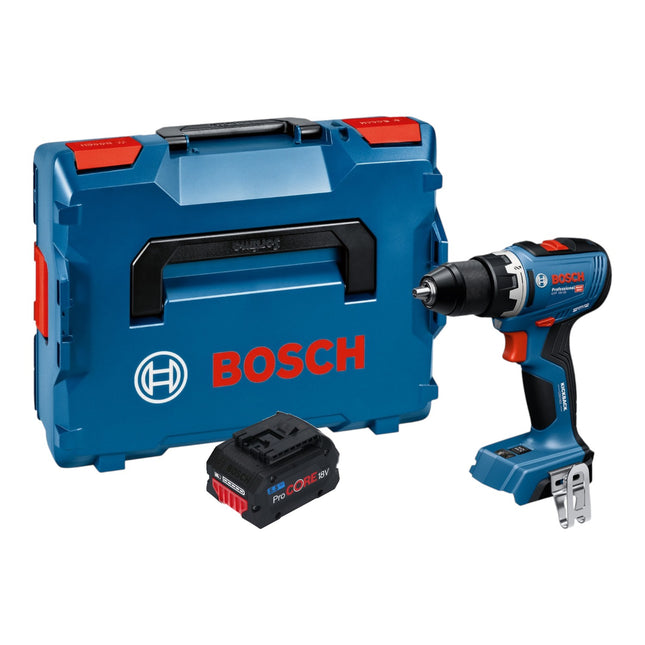Bosch GSR 18V 65 Professional Akku Bohrschrauber 18 V 63 Nm Brushless 1x ProCORE Akku 5 5 Ah L Boxx ohne Ladegeraet 0 - toolbrothers