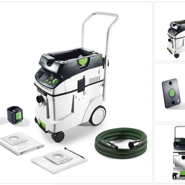 Festool CTM 48 E AC CLEANTEC Absaugmobil 48l Staubkl. M ( 574991 ) + Bluetooth-Set - Toolbrothers