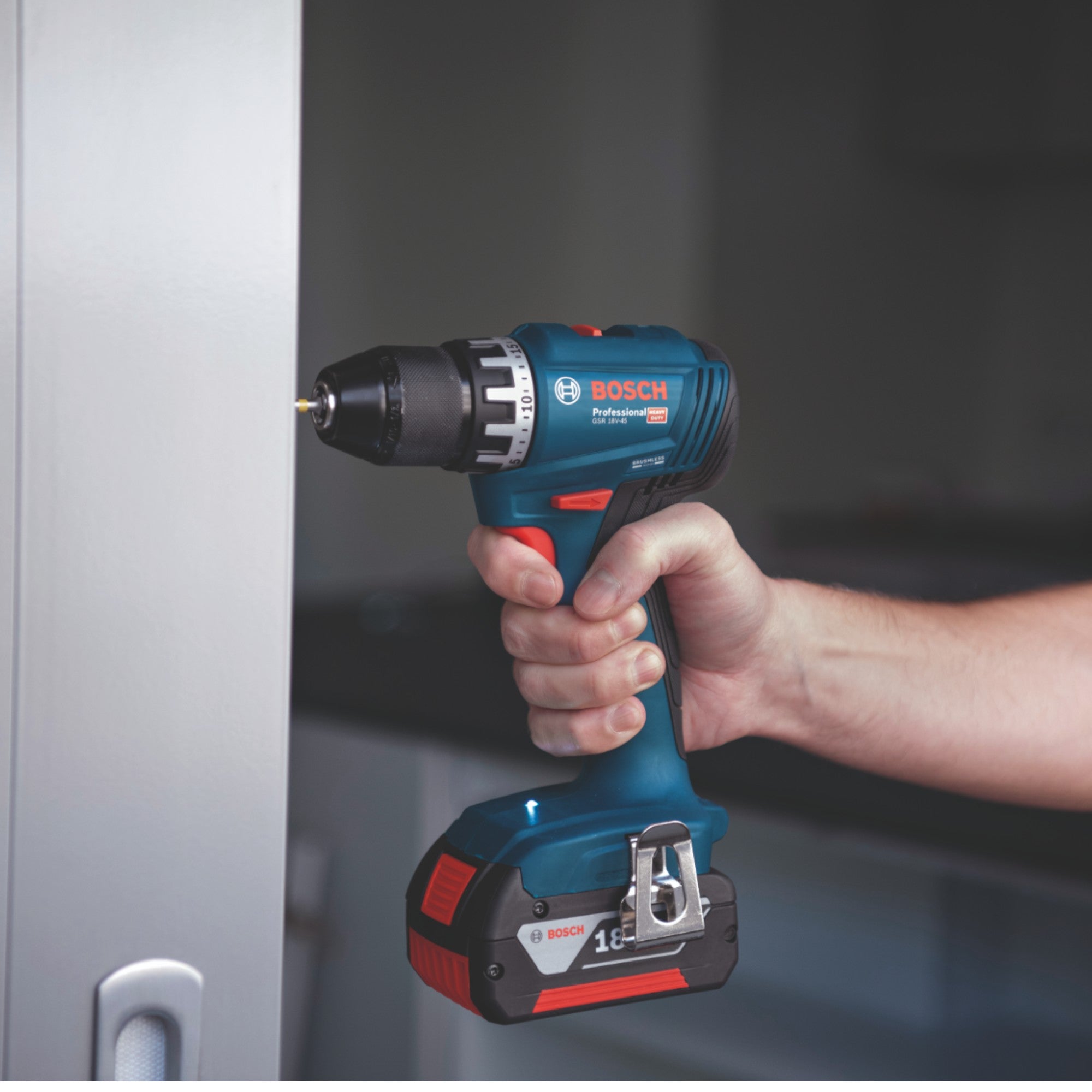 Bosch GSR 18V 45 Professional Akku Bohrschrauber 18 V 45 Nm Brushless 1x ProCORE Akku 4 0 Ah ohne Ladegeraet 4 - toolbrothers