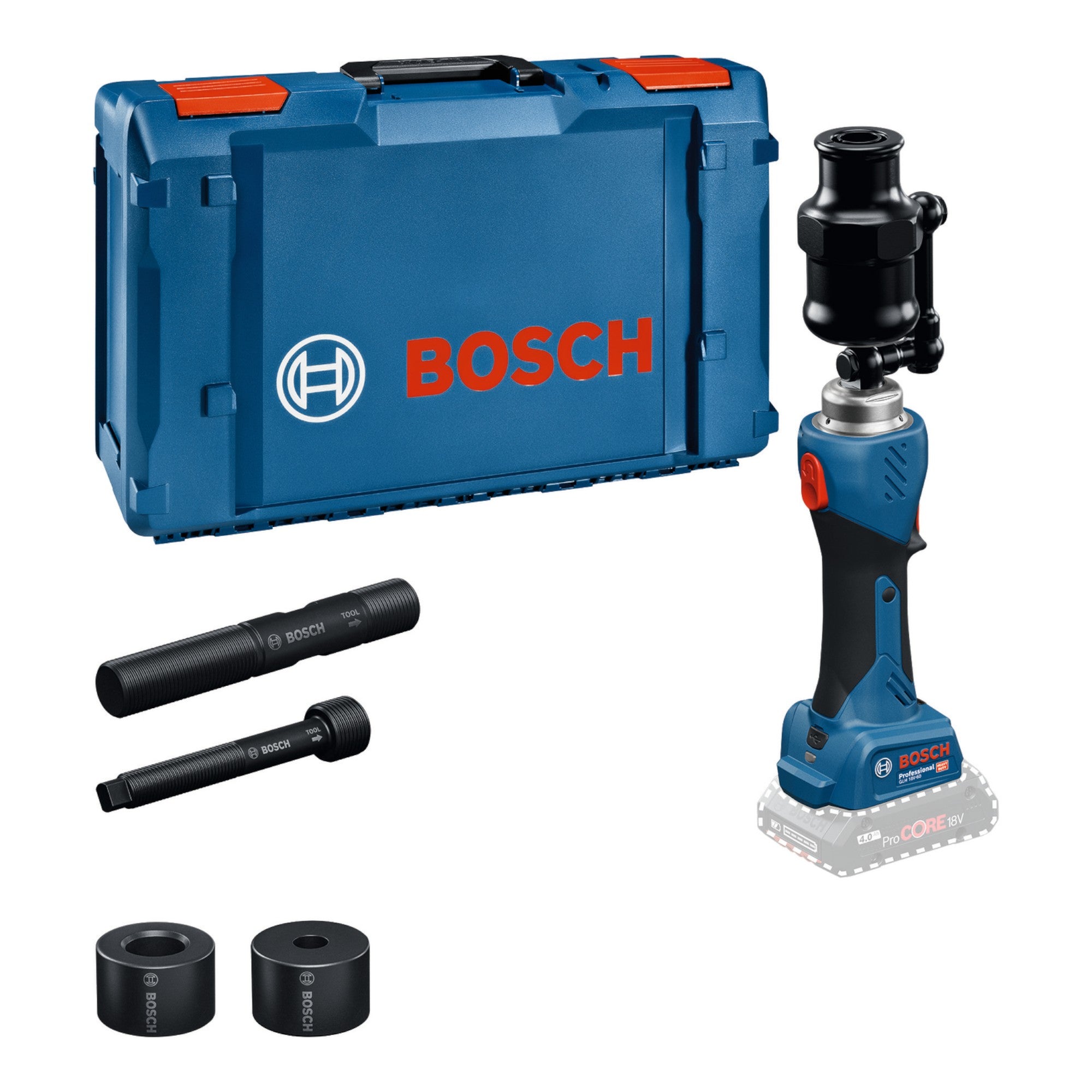 Bosch GLH 18V 60 Professional Akku Hydraulisches Stanzwerkzeug 18 V 60 kN 06019P0200 XL Boxx ohne Akku ohne Ladegeraet 0 - toolbrothers