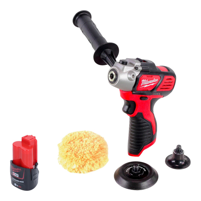 Milwaukee M12 BPS 301 Akku Polierer 12 V 1x Akku 3 0 Ah ohne Ladegeraet 0 - toolbrothers