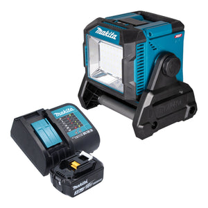 Makita ML 005 G SF1 Akku Baustellenleuchte 18 / 40 V max. 3.600 lm + 1x Akku 3,0 Ah + Ladegerät