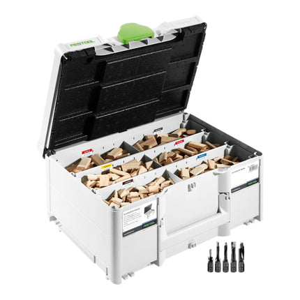 Festool DFC 500 E Basic Akku Duebelfraese DOMINO 18 V 4 10 mm 2x Akku 4 0 Ah Ladegeraet Duebel Sortiment Systainer 4 - toolbrothers