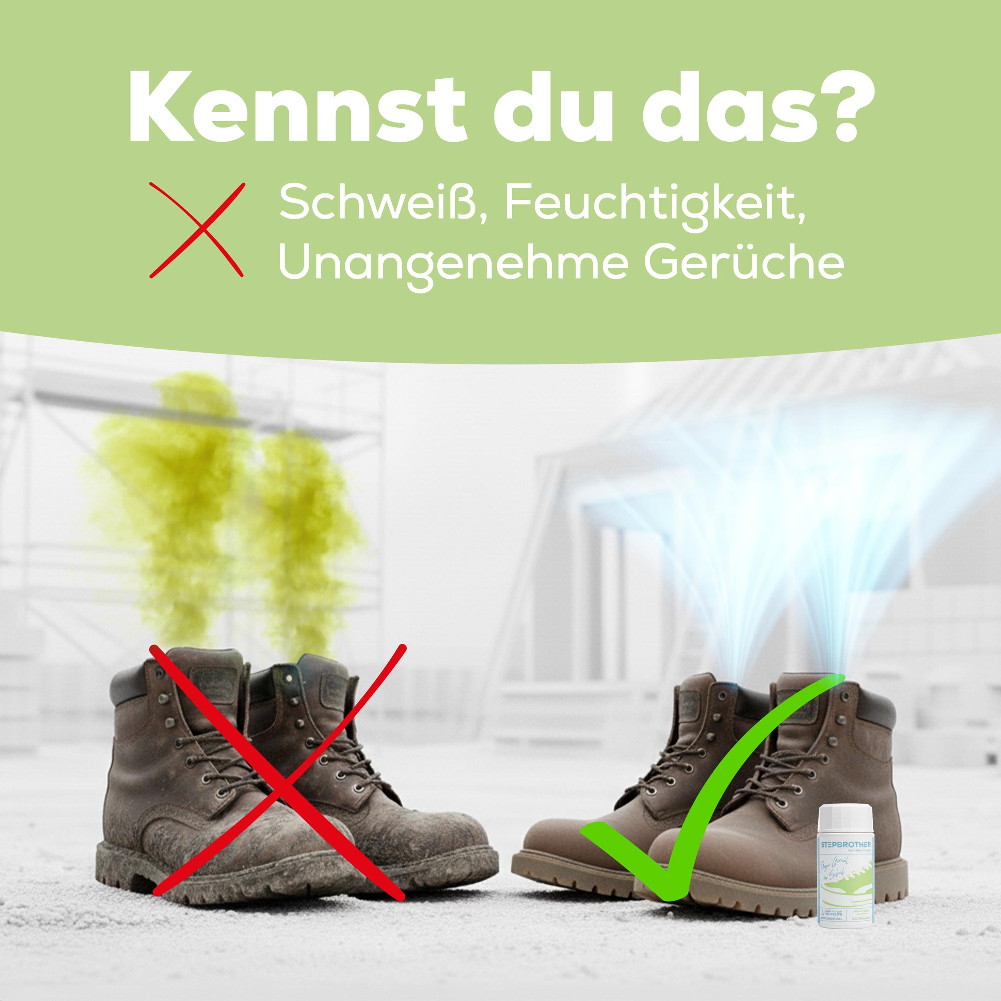 Toolbrothers STEPBROTHER Probiotisches Schuhpulver gegen Schweiss und unangenehme Gerueche 2 - toolbrothers