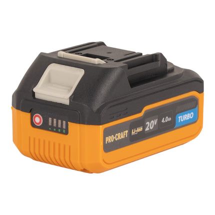 Procraft Starter Pack C20 6 5 Schnell Ladegeraet 20 V 6 5 A 2x 20 4 Turbo Akku 4 0 Ah 1 - toolbrothers