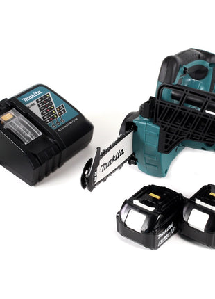 Makita DUC 122 RT 18 V Li-Ion Akku Kettensäge + 2x BL1850 5,0 Ah Akku + DC18RC Ladegerät - Toolbrothers