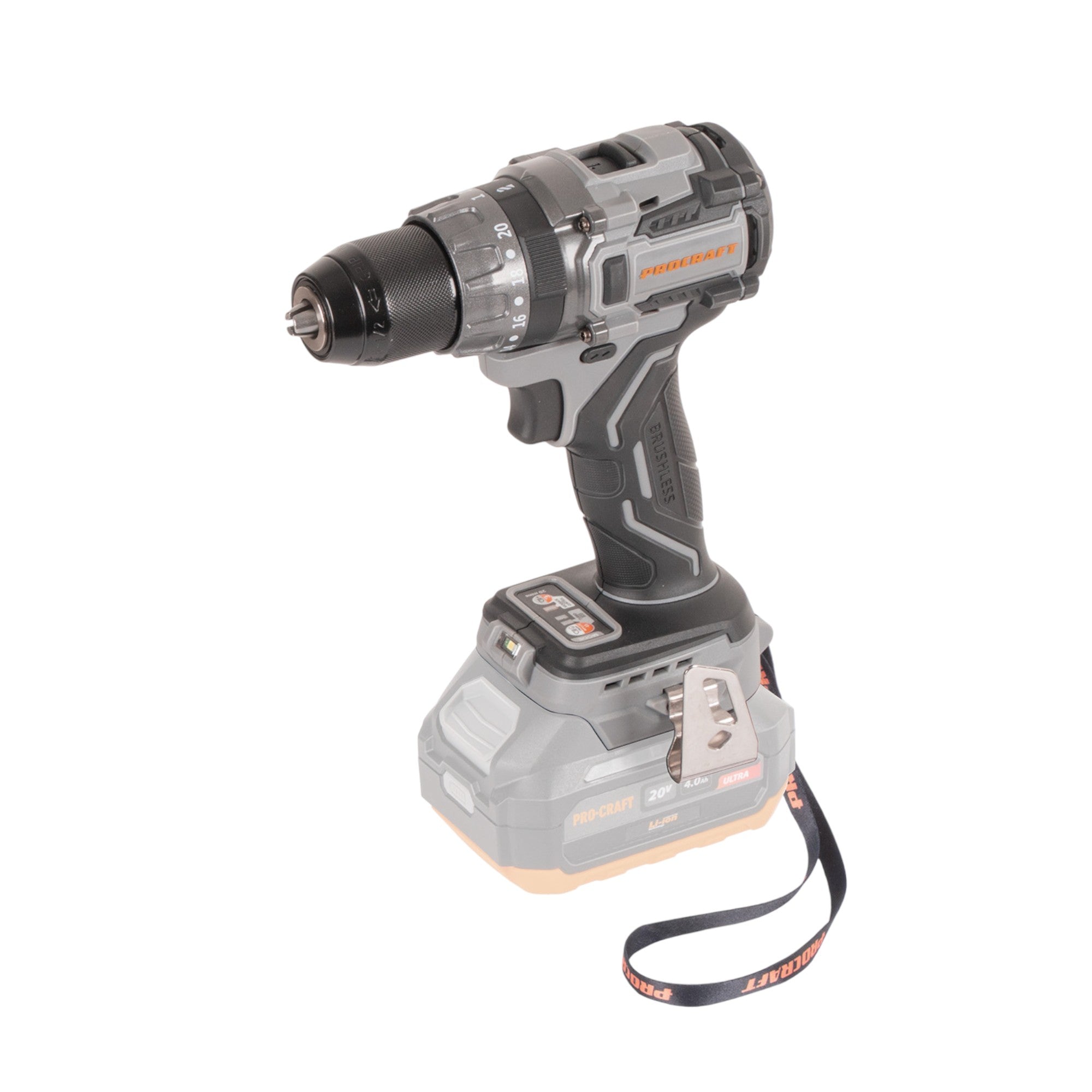 Procraft Industrial CD20Abb Akku Schlagbohrschrauber 20 V 85 Nm 2x Akku 2 0 Ah Ladegeraet 1 - toolbrothers