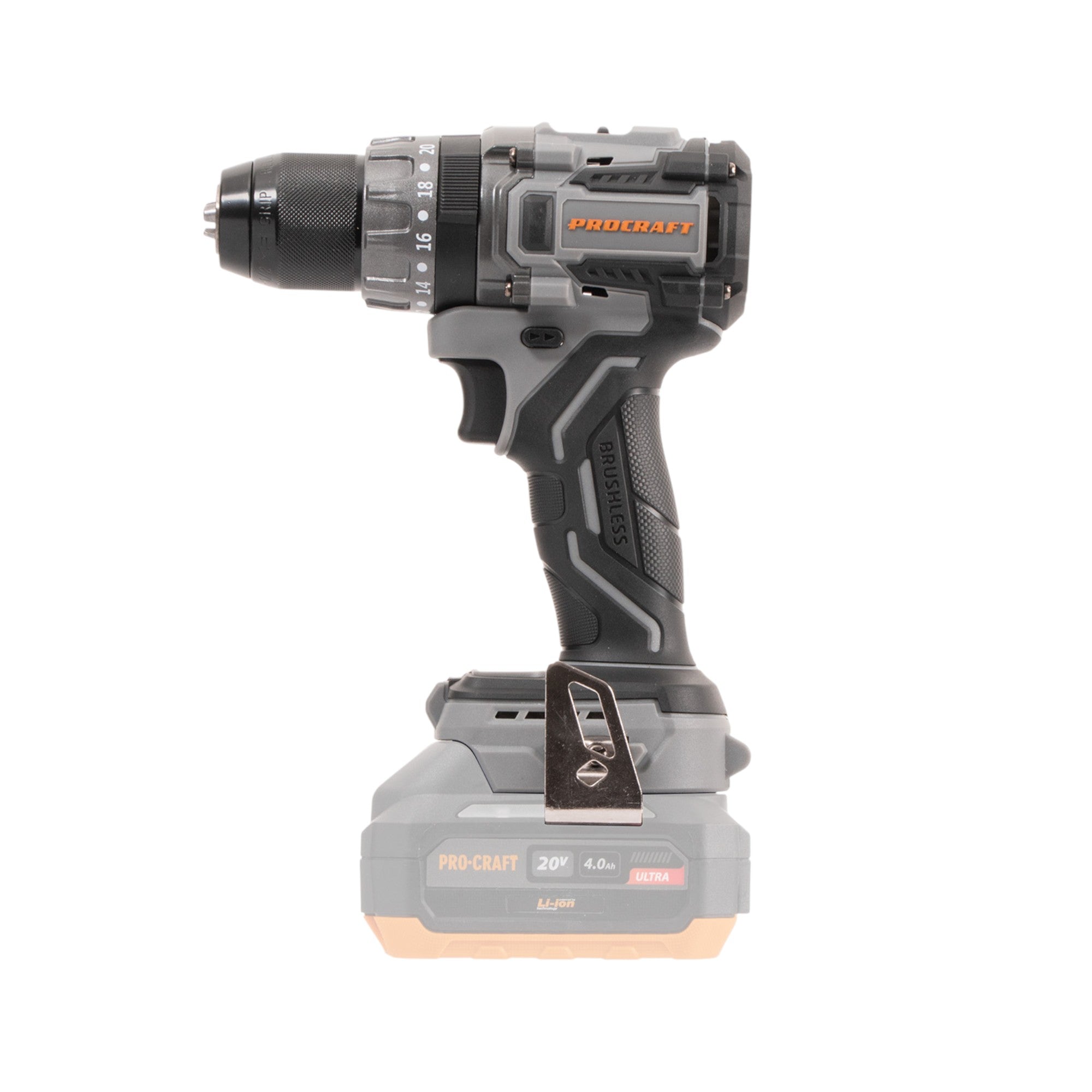 Procraft Industrial CD20Abb Akku Schlagbohrschrauber 20 V 85 Nm 2x Akku 2 0 Ah Ladegeraet RHINO Toolcase 2 - toolbrothers