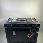 Qbrick System ONE 450 1 0 Technik Werkzeugkoffer 585 x 385 x 420 mm 52 l stapelbar IP66 alte Version ohne Gewindeeinsaetze Beschaedigt 0 - toolbrothers