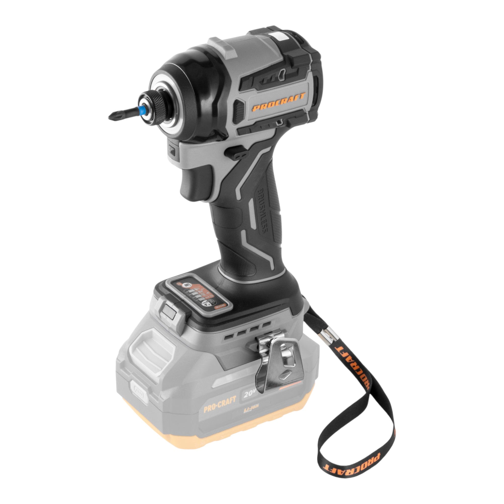 Procraft Industrial ID20Abb Akku Schlagschrauber 20 V 180 Nm 1 4 1x Akku 4 0 Ah Ladegeraet RHINO Toolcase 1 - toolbrothers