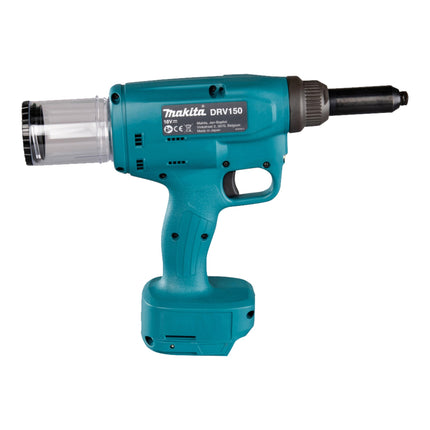 Makita DRV 150 RG1J Akku Blindnietsetzgeraet 18 V 10 kN 2 4 4 8 mm Brushless 1x Akku 6 0 Ah Ladegeraet Makpac 4 - toolbrothers