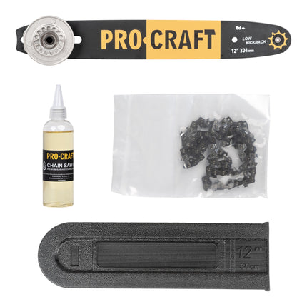 Procraft PKA42Libb Akku Kettensaege 20 V 304 mm Brushless 2x Akku 4 0 Ah Ladegeraet 4 - toolbrothers