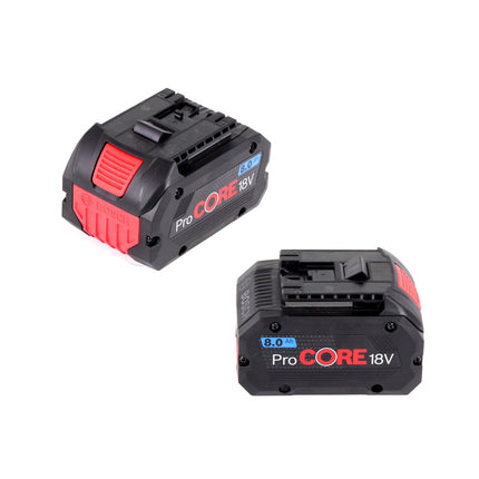 Bosch Starter-Set ProCore mit 2x ProCORE 18 V 8,0 Ah Professional Akku GBA ( 1600A016GK ) und GAL 1880 CV Ladegerät - Toolbrothers