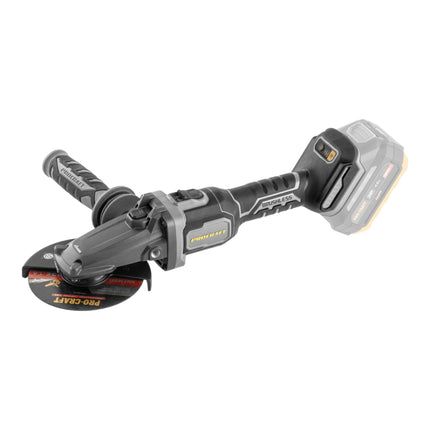 Procraft Industrial AG125Cbb Akku Flachkopf Winkelschleifer 20 V 125 mm Brushless 1x Akku 4 0 Ah ohne Ladegeraet 1 - toolbrothers