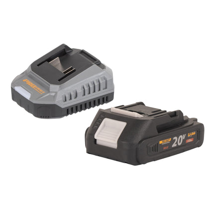 Procraft Industrial AG125Cbb Akku Flachkopf Winkelschleifer 20 V 125 mm Brushless 1x Akku 2 0 Ah Ladegeraet RHINO Toolcase 4 - toolbrothers