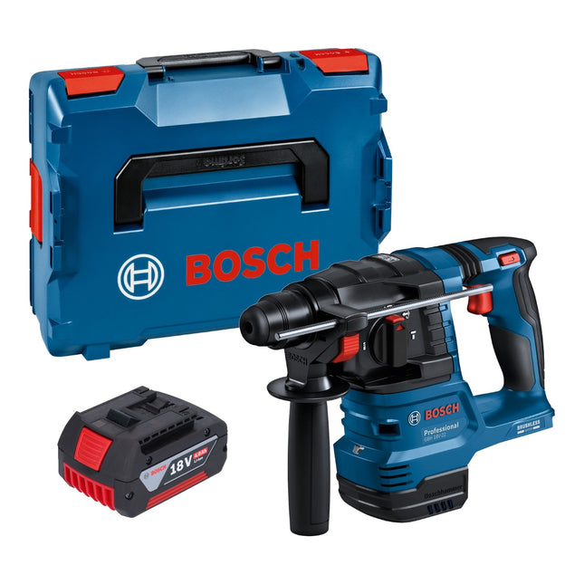 Bosch GBH 18V 22 Professional Akku Bohrhammer 18 V 1 9 J SDS Plus Brushless 1x Akku 4 0 Ah L Boxx ohne Ladegeraet 0 - toolbrothers