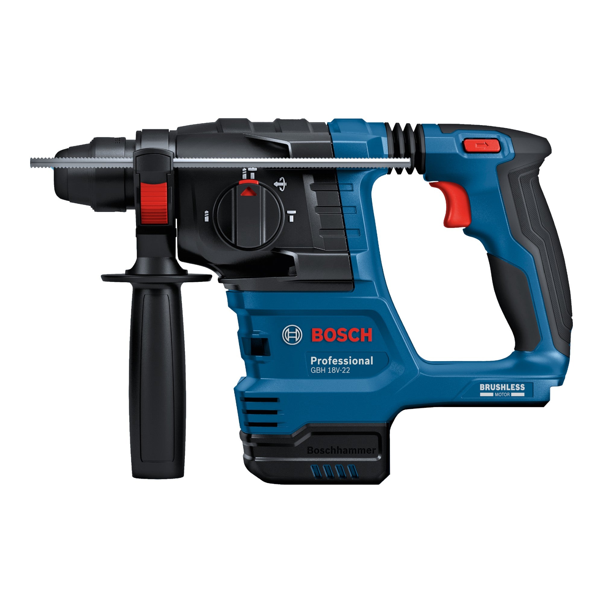 Bosch GBH 18V 22 Professional Akku Bohrhammer 18 V 1 9 J SDS Plus Brushless 1x Akku 5 0 Ah L Boxx ohne Ladegeraet 1 - toolbrothers