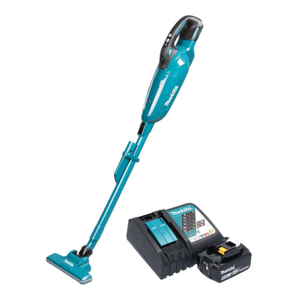 Makita DCL 284 FRT Akku Staubsauger 18 V 0 73 l Brushless 1x Akku 5 0 Ah Ladegeraet 0 - toolbrothers