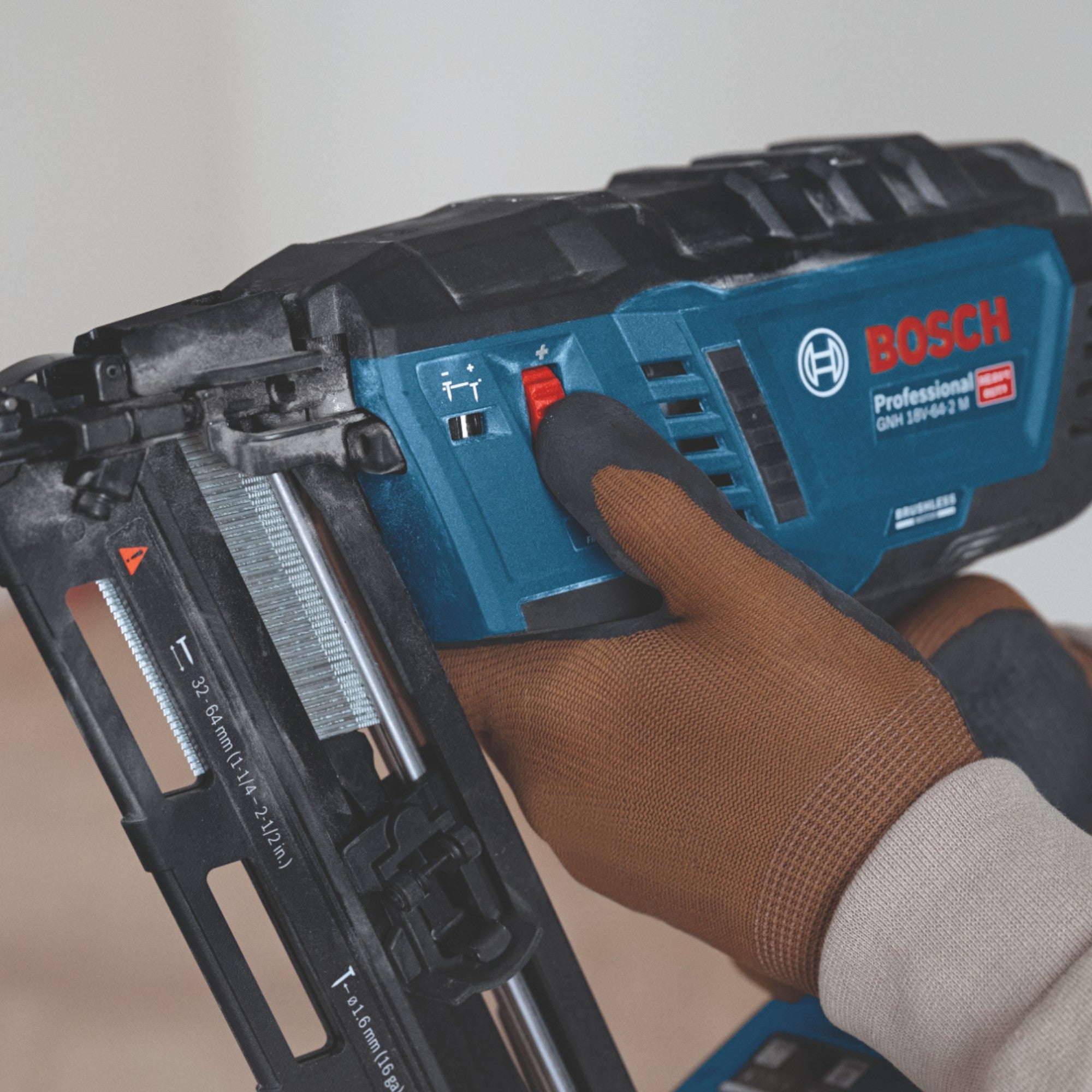 Bosch GNH 18V 64 2 M Professional Akku Holznagler 18 V 1 6 x 32 64 mm 0601482000 Solo ohne Akku ohne Ladegeraet 4 - toolbrothers
