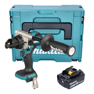 Makita DHP 492 G1J Akku Schlagbohrschrauber 18 V 141 Nm Brushless + 1x Akku 6,0 Ah + Makpac - ohne Ladegerät