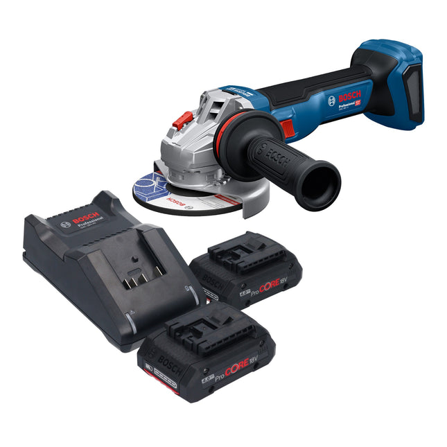 Bosch GWS 18V 11 Professional Akku Winkelschleifer 18 V 125 mm 2x ProCORE Akku 4 0 Ah Ladegeraet 0 - toolbrothers