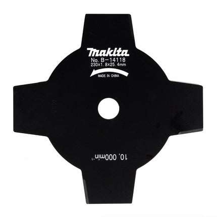 Makita 4 Zahn Schlagmesser 230 x 1,8 x 4 x 25,4 mm ( B-14118 ) für DUR 365 / UR 2300 - Toolbrothers