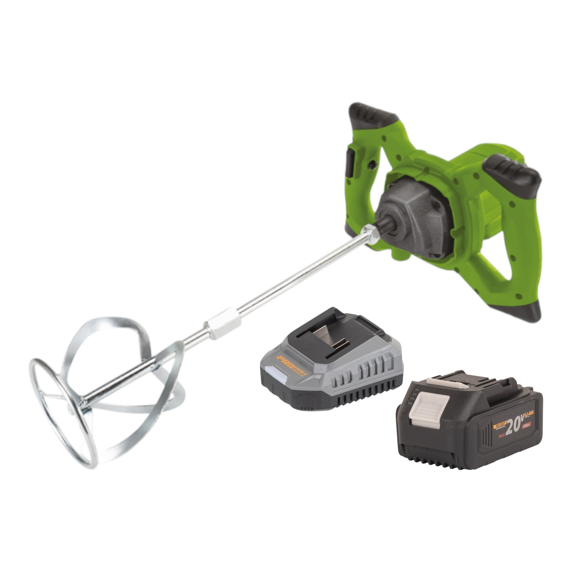 Procraft PMM20 Akku Ruehrwerk 20 V Brushless 1x Akku 4 0 Ah Ladegeraet 0 - toolbrothers
