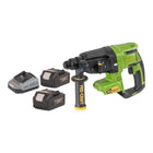 Procraft PHA40bb Akku Bohrhammer 20 V 2 6 J SDS plus Brushless 2x Akku 4 0 Ah Ladegeraet 0 - toolbrothers