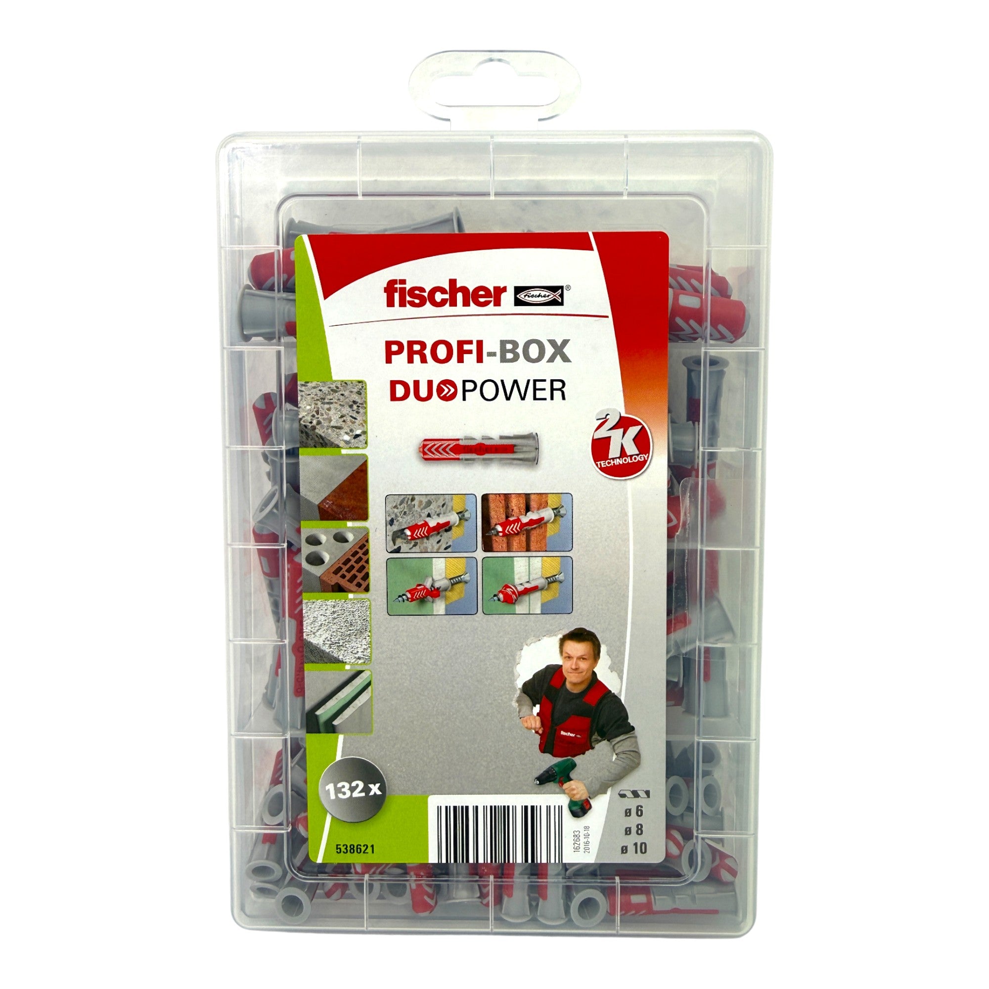 Fischer Profi Box DuoPower Duebel Set 132 teilig 538621  2 - toolbrothers