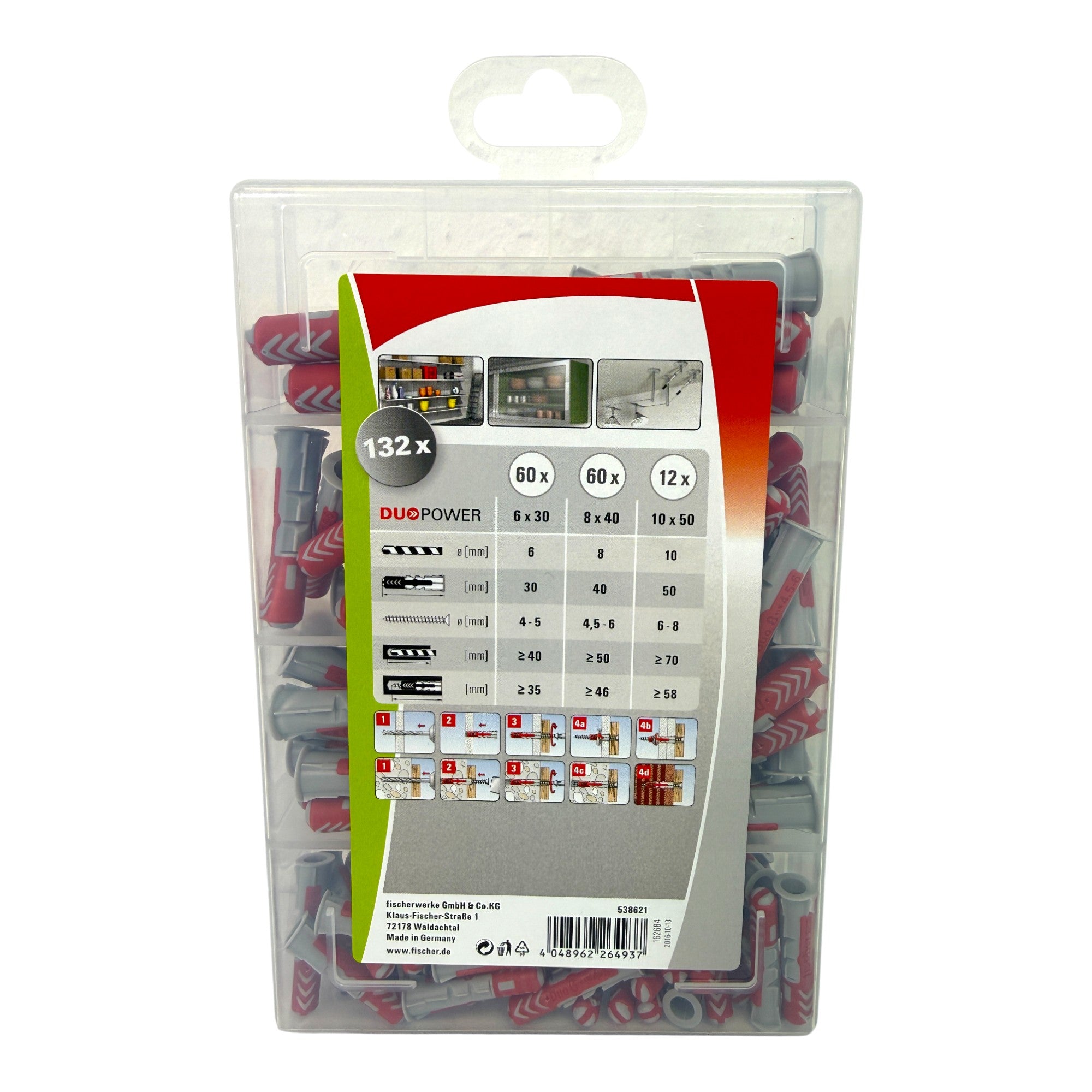 Fischer Profi Box DuoPower Duebel Set 132 teilig 538621  3 - toolbrothers
