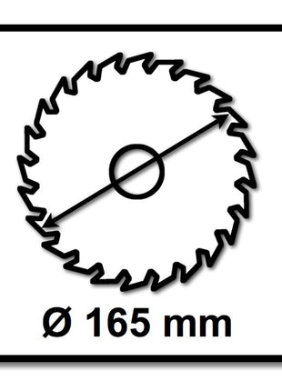 Makita EFFICUT Kreissägeblatt für Holz 165 x 1,4 x 20 mm 25 Zähne ( B-62985 ) - Toolbrothers