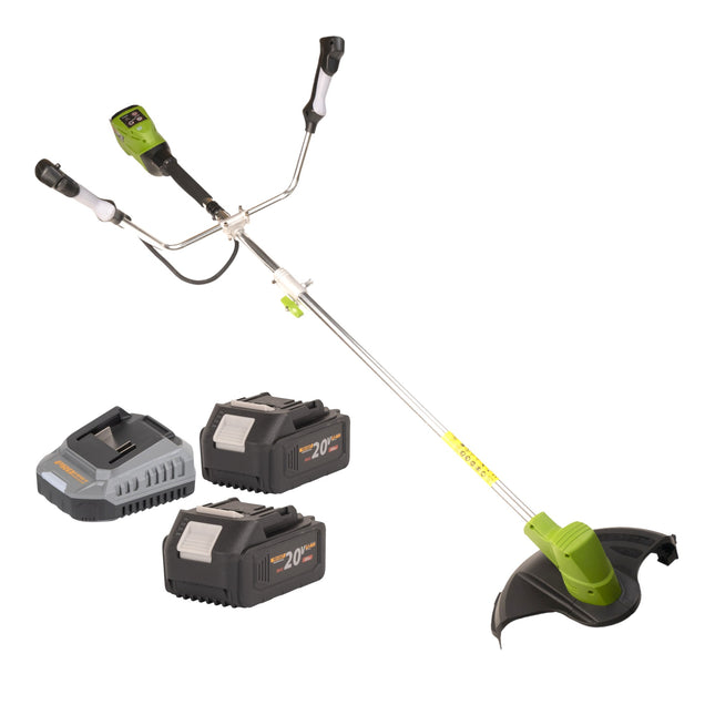 Procraft PTA30 Akku Freischneider 20 V 300 mm Brushless 2x Akku 4 0 Ah Ladegeraet 0 - toolbrothers