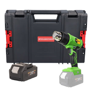 Procraft PH24bb Akku Heißluftpistole 20 V 50 - 550 °C + 1x Akku 4,0 Ah + RHINO Toolcase - ohne Ladegerät