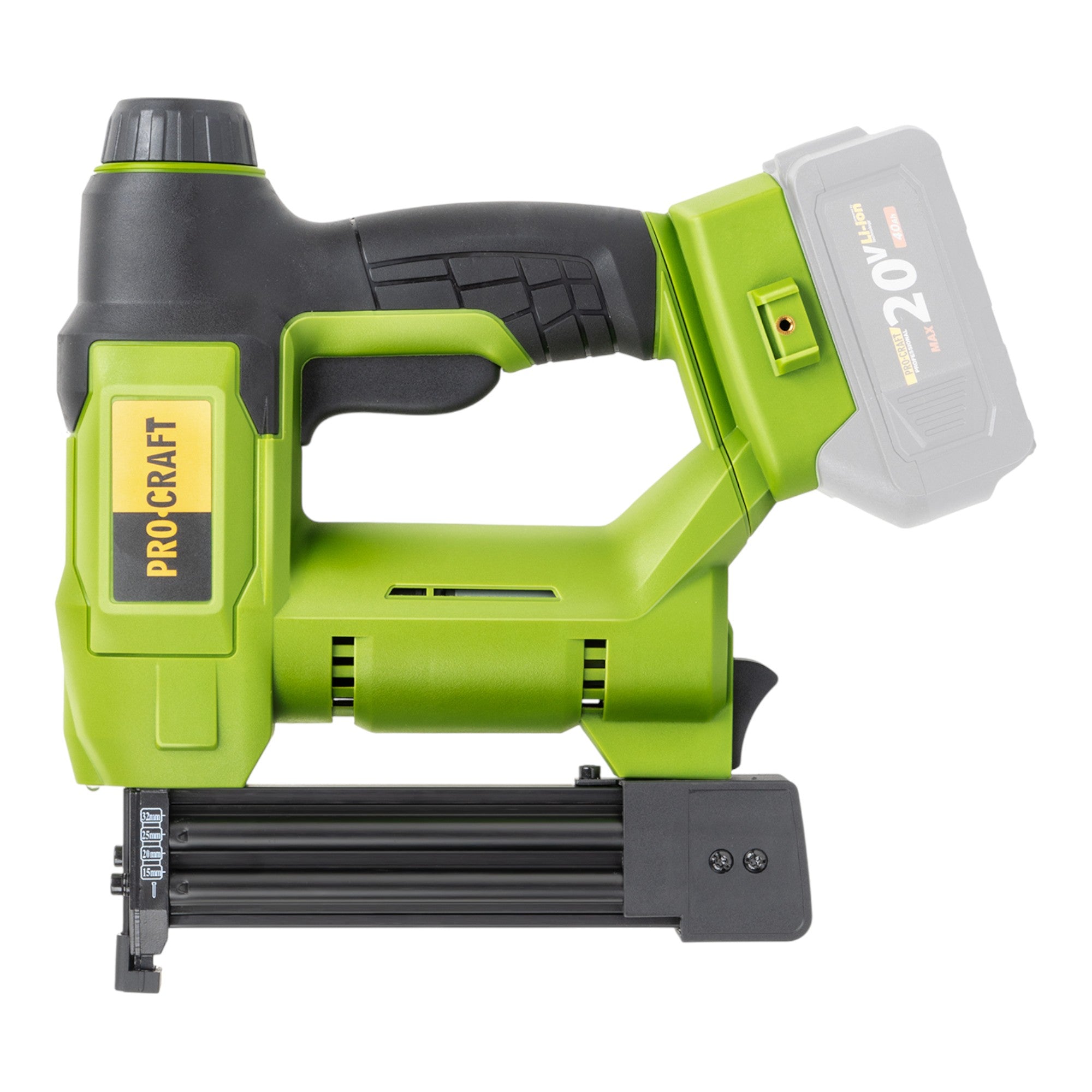 Procraft PEH20 Akku Tacker 20 V 15 32 mm 1x Akku 2 0 Ah Ladegeraet 1 - toolbrothers