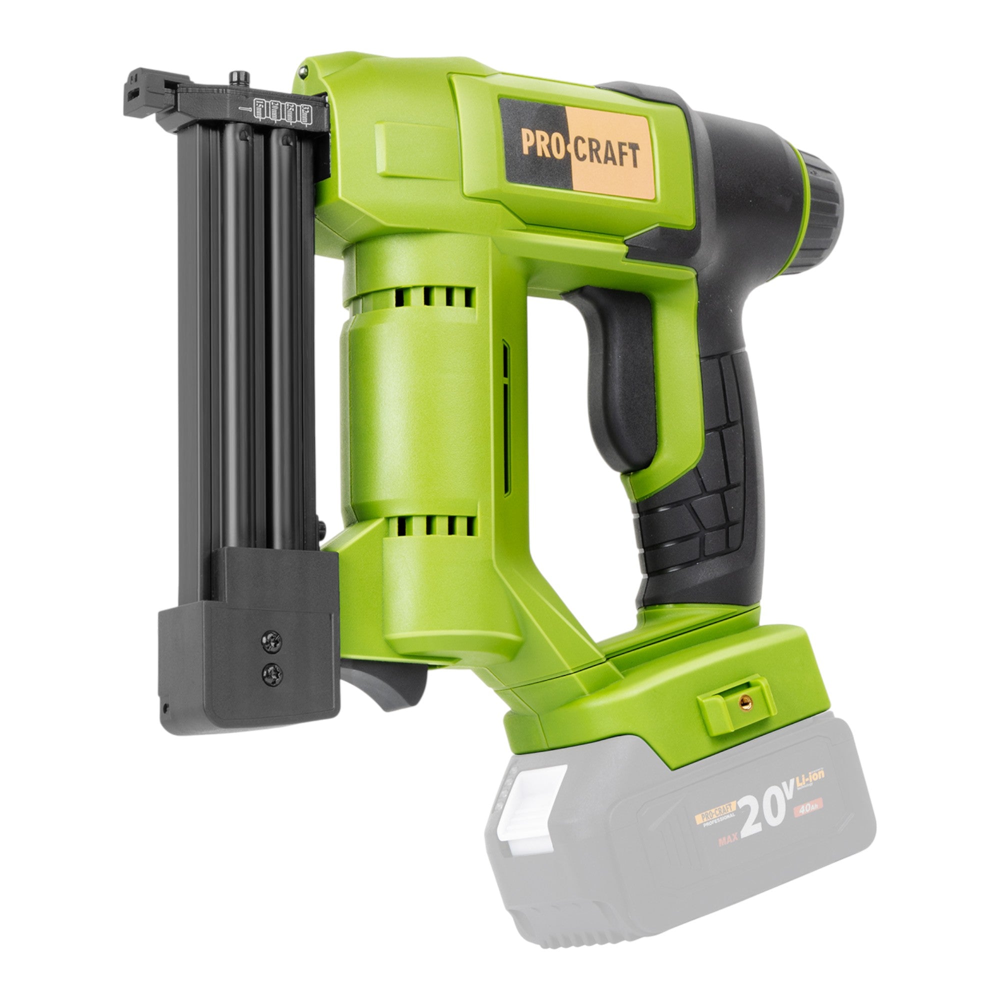 Procraft PEH20 Akku Tacker 20 V 15 32 mm 1x Akku 2 0 Ah Ladegeraet 2 - toolbrothers