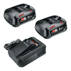 Bosch Starter Set 18 V 2x PBA 18V 2 5Ah Akku 2 5 Ah AL 18V 44 Ladegeraet 1600A031T5  0 - toolbrothers