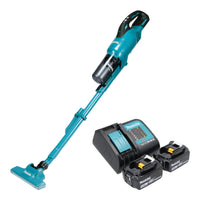 Makita DCL 286 FSF2 Akku Staubsauger 18 V 0 25 l Brushless 2x Akku 3 0 Ah Ladegeraet 0 - toolbrothers