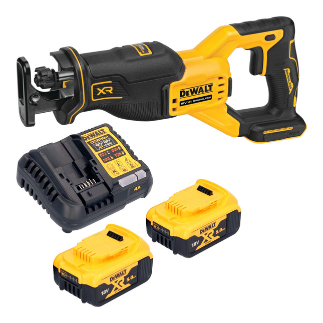 DeWalt DCS 382 P2 Akku Reciprosaege Saebelsaege 18 V Brushless 2x Akku 5 0 Ah Ladegeraet 0 - toolbrothers