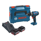 Bosch GSB 18V 25 Professional Akku Schlagbohrschrauber 18 V 56 Nm 2x Akku 4 0 Ah Ladegeraet L Boxx 0 - toolbrothers