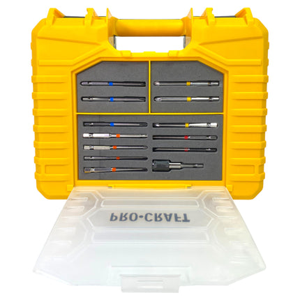 Procraft PA18ProDFR2 1B C Akku Bohrschrauber 20 V 30 Nm Brushless 1x Akku 2 0 Ah Ladegeraet 13 tlg Bit Set Koffer 3 - toolbrothers