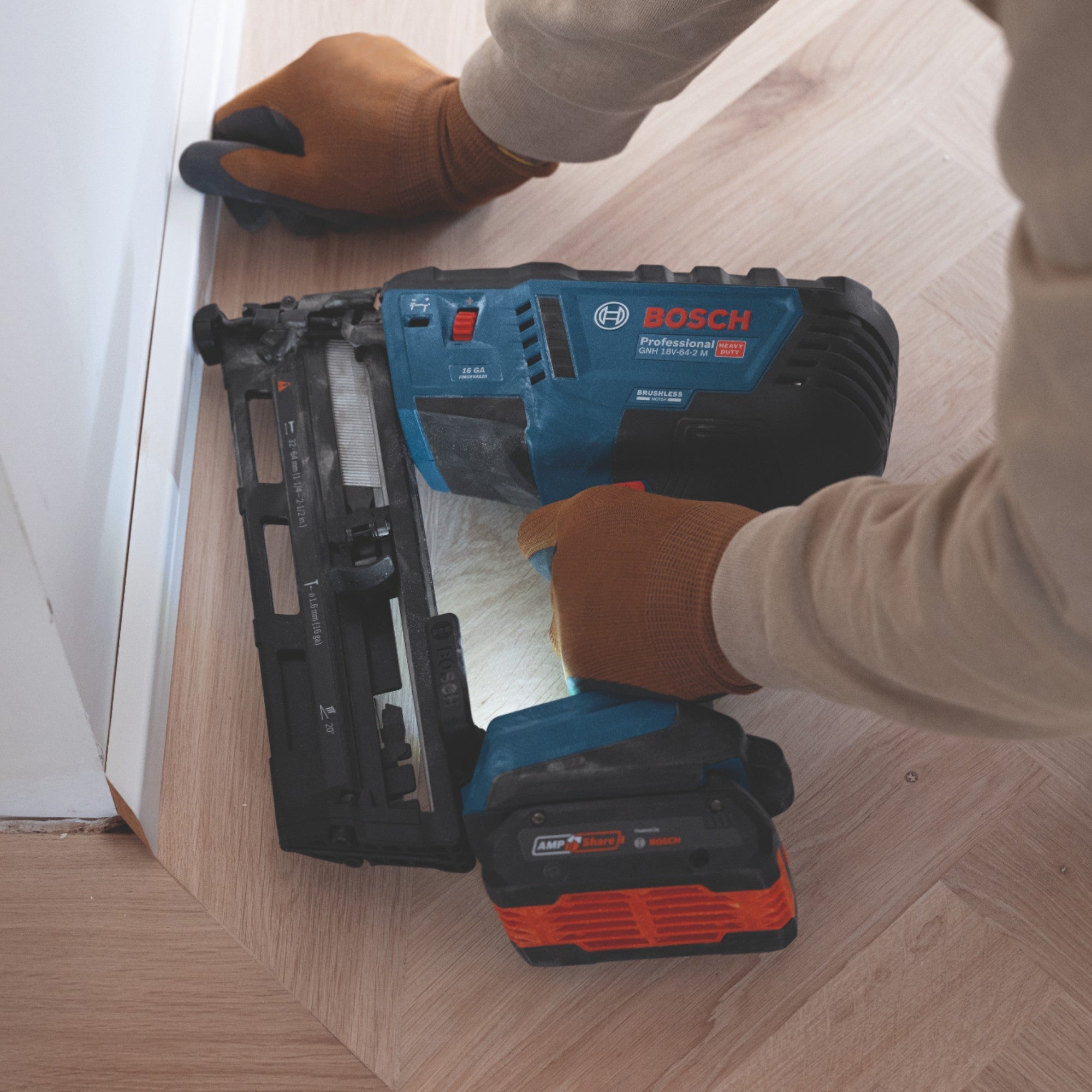 Bosch GNH 18V 64 2 M Professional Akku Holznagler 18 V 1 6 x 32 64 mm 1x Akku 5 0 Ah ohne Ladegeraet 4 - toolbrothers