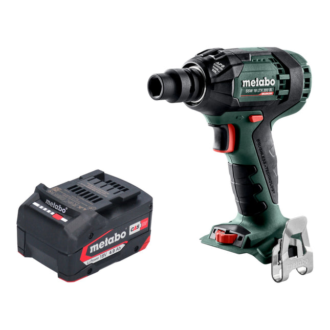 Metabo SSW 18 LTX 300 BL Akku Schlagschrauber 18 V 300 Nm 1 2 Brushless 1x Akku 4 0 Ah ohne Ladegeraet 0 - toolbrothers