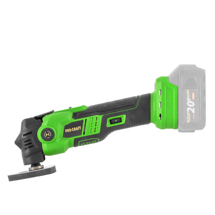 Procraft PMT22bb Akku Multifunktionswerkzeug 20 V Brushless 2x Akku 2 0 Ah Ladegeraet RHINO Toolcase 1 - toolbrothers